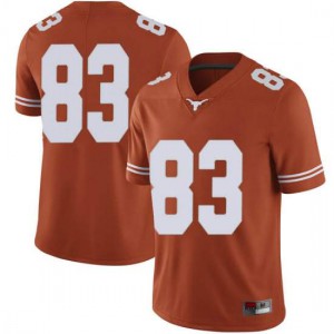Mens University of Texas #83 Al'Vonte Woodard Orange Limited Stitched Jersey 955445-281