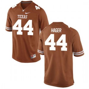 Men's UT #44 Breckyn Hager Tex Orange Game High School Jersey 577254-599