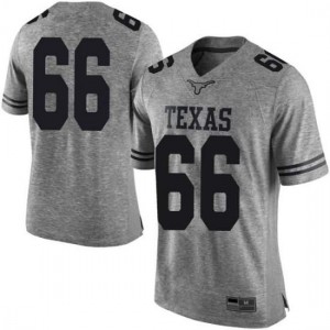 Men University of Texas #66 Calvin Anderson Gray Limited Stitch Jerseys 410025-426