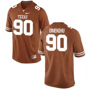 Youth Longhorns #90 Charles Omenihu Tex Orange Game Official Jersey 362055-531