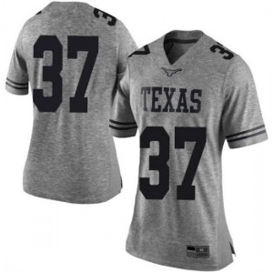 Womens Texas Longhorns #37 Chase Moore Gray Limited University Jersey 836414-732