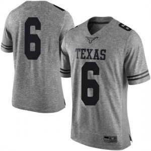 Mens UT #6 Devin Duvernay Gray Limited Embroidery Jersey 692667-932