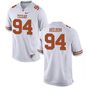 Youth University of Texas #94 Gerald Wilbon White Authentic Football Jerseys 403451-361