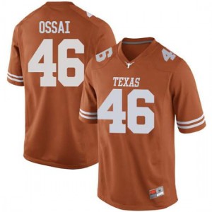 Men's Texas Longhorns #46 Joseph Ossai Orange Game Football Jersey 606948-758