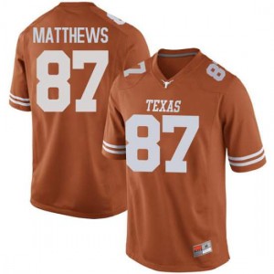 Mens UT #87 Joshua Matthews Orange Game Stitched Jerseys 791990-927