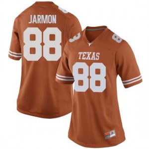 Womens University of Texas #88 Kai Jarmon Orange Game Official Jersey 163096-538