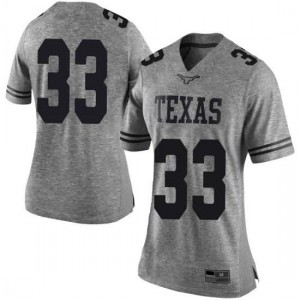 Women University of Texas #33 Kamaka Hepa Gray Limited Player Jerseys 632016-783