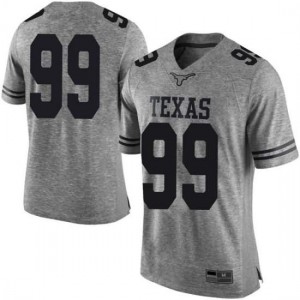 Men's University of Texas #99 Keondre Coburn Gray Limited Stitch Jerseys 544790-810