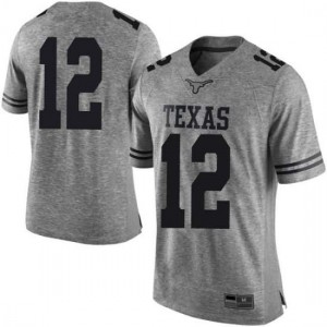 Men University of Texas #12 Kerwin Roach II Gray Limited Football Jersey 844651-936