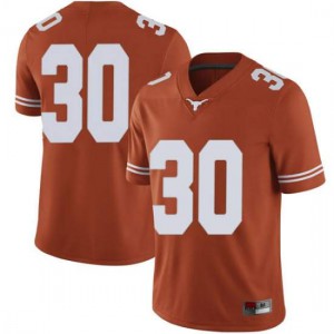 Men's University of Texas #30 Mason Ramirez Orange Limited Player Jersey 173255-458