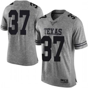 Men's University of Texas #37 Michael Williams Gray Limited College Jersey 855879-108