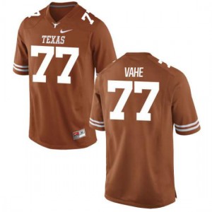 Women's Texas Longhorns #77 Patrick Vahe Tex Orange Authentic Stitched Jerseys 857297-273