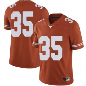 Men University of Texas #35 Russell Hine Orange Limited Stitched Jerseys 462782-935