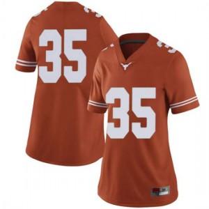 Women UT #35 Russell Hine Orange Limited Stitched Jersey 316553-723