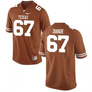 Men's Texas Longhorns #67 Tope Imade Tex Orange Authentic Player Jerseys 842159-583