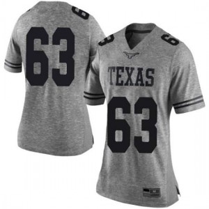 Women's UT #63 Troy Torres Gray Limited Official Jerseys 236518-323