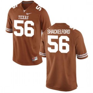 Men's Texas Longhorns #56 Zach Shackelford Tex Orange Limited Football Jerseys 715743-933